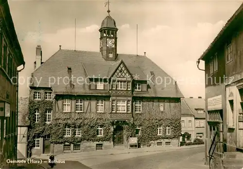 AK / Ansichtskarte Gernrode_Harz Rathaus Gernrode Harz