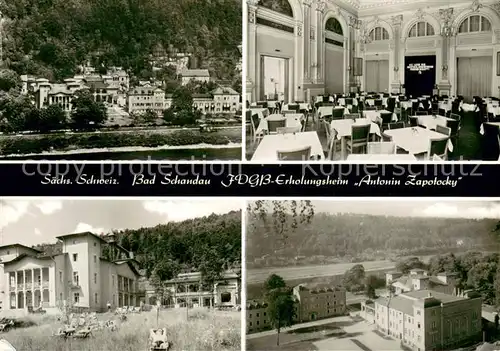AK / Ansichtskarte Bad_Schandau FDGB Erholungsheim Antonin Zapotocky Bad_Schandau