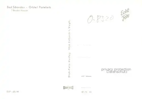 AK / Ansichtskarte Postelwitz 7 Brueder Haeuser Postelwitz