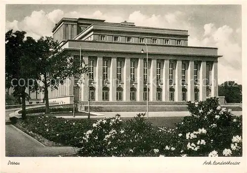 AK / Ansichtskarte Dessau Rosslau Anhalter Landestheater Dessau Rosslau