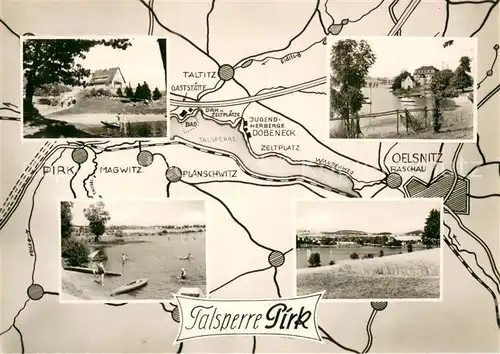 AK / Ansichtskarte Pirk_Weischlitz Talsperre Pirk Teilansichten Pirk Weischlitz