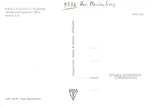 AK / Ansichtskarte Neuhausen_Erzgebirge Schwartenbergbaude Gastraeume Neuhausen Erzgebirge