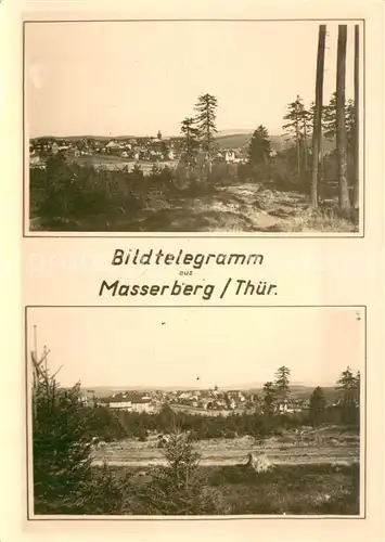 AK / Ansichtskarte Masserberg Panorama Masserberg