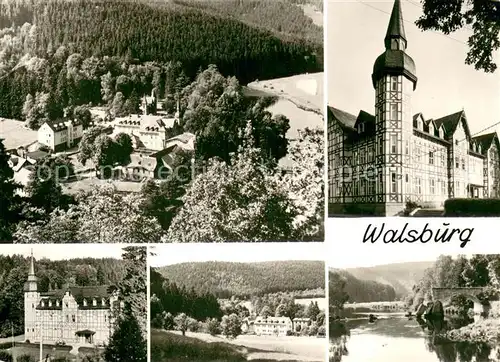 AK / Ansichtskarte Walsburg FDGB Erholungsheim Marx Engels Panorama Schloss  Walsburg