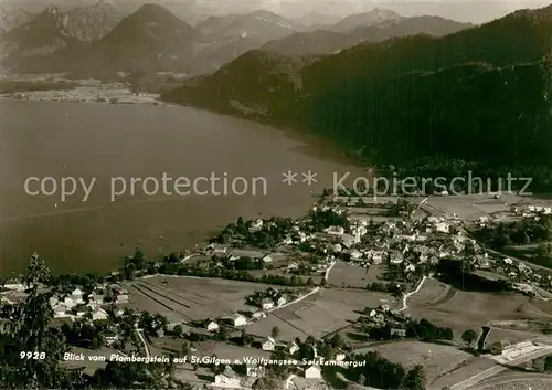 AK / Ansichtskarte St_Gilgen_Wolfgangsee Blick vom Plombergstein St_Gilgen_Wolfgangsee