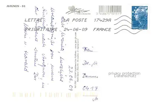 AK / Ansichtskarte Avignon_Vaucluse Fliegeraufnahme Avignon Vaucluse