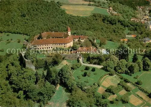 AK / Ansichtskarte Bernstein_Burgenland Schloss Bernstein Fliegeraufnahme Bernstein_Burgenland