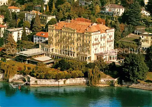 AK / Ansichtskarte Verbania Pallanza Hotel Maestoso Fliegeraufnahme Verbania Pallanza