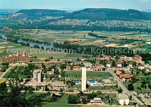 AK / Ansichtskarte Zurzach Fliegeraufnahme Zurzach