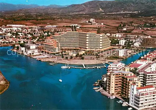 AK / Ansichtskarte Roses_Costa_Brava Canales de Sta Margarita Fliegeraufnahme Roses_Costa_Brava