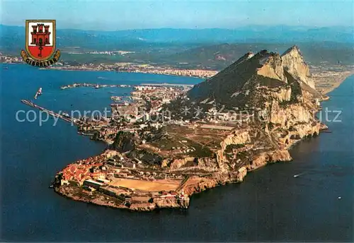 AK / Ansichtskarte Gibraltar El Penon Fliegeraufnahme Gibraltar