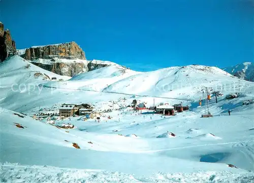 AK / Ansichtskarte Passo_Sella Fliegeraufnahme Passo_Sella