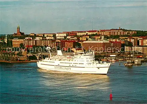AK / Ansichtskarte Goeteborg fran Majnabbehamnen med MS Prinsessan Birgitta Goeteborg