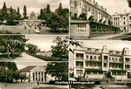 AK / Ansichtskarte Heringsdorf_Ostseebad_Usedom FDGB Erholungsheime Albin Koebis und Einheit FDGB Erholungsheime Giuseppe di Vittorio Kulturhaus Heringsdorf_Ostseebad