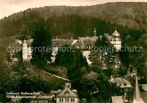 AK / Ansichtskarte Stolberg_Harz FDGB Erholungsheim Comenius Stolberg Harz