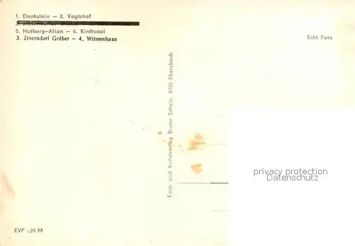 AK / Ansichtskarte Herrnhut Denkstein Vogtshof Hutberg Altan Kirchsaal Zinzendorf Graeber Witwenhaus Herrnhut