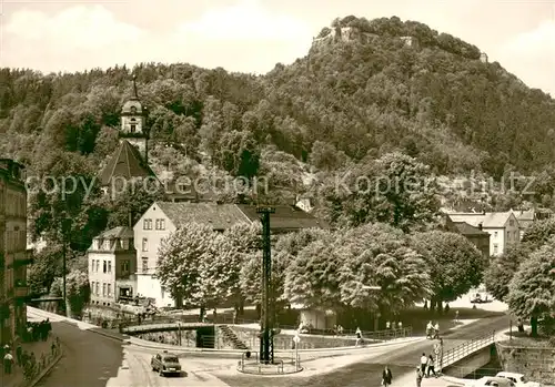 AK / Ansichtskarte Koenigstein_Saechsische_Schweiz Ortsmotiv Koenigstein_Saechsische