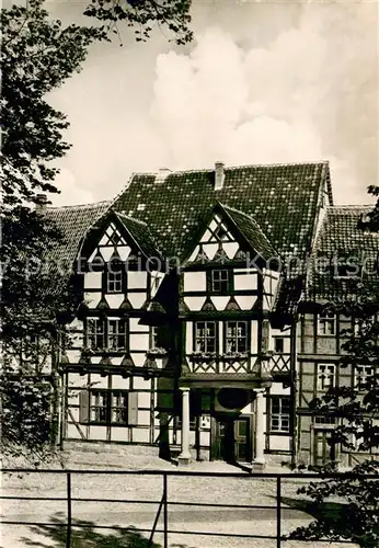 AK / Ansichtskarte Quedlinburg Geburtshaus des Dichters Friedrich Gottlieb Klopstock Quedlinburg