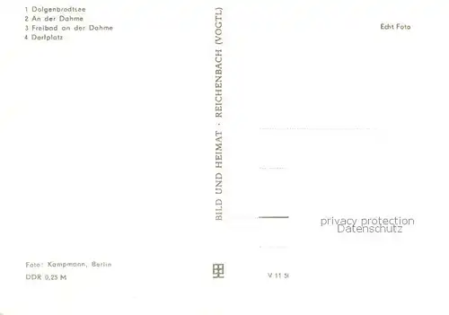 AK / Ansichtskarte Gussow Dolgenbrodtsee An der Dahme Freibad Dorfplatz Gussow