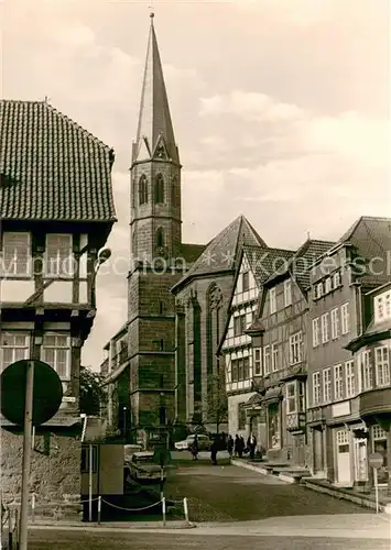 AK / Ansichtskarte Heiligenstadt_Eichsfeld Berg mit St Martins Kirche Heiligenstadt_Eichsfeld