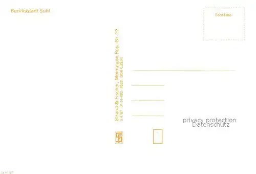 AK / Ansichtskarte Suhl_Thueringer_Wald Hochhaeuser Markt Denkmal Stadthalle der Freunschaft Suhl_Thueringer_Wald