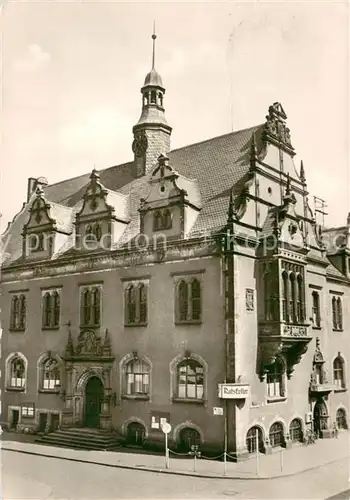 AK / Ansichtskarte Schoenebeck_Elbe Rathaus Ratskeller Schoenebeck Elbe