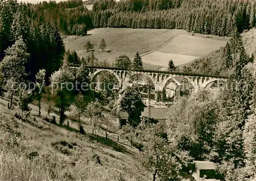 AK / Ansichtskarte Wurzbach An der Baerenmuehle Viadukt Wurzbach