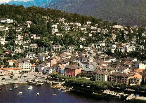 AK / Ansichtskarte Ascona_Lago_Maggiore Fliegeraufnahme Ascona_Lago_Maggiore
