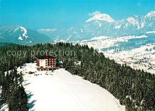 AK / Ansichtskarte Ramsau_Dachstein_Steiermark Hotel Berggasthof Erlbacher Fliegeraufnahme Ramsau_Dachstein