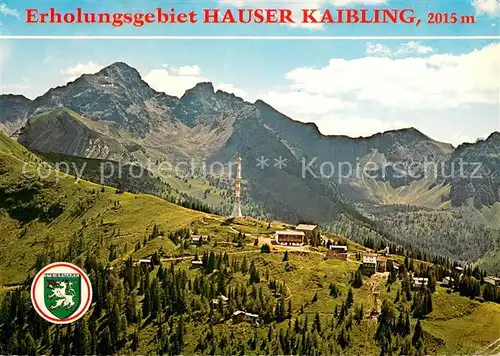 AK / Ansichtskarte Haus_Ennstal Hauser Kaibling mit Hoechstein Fliegeraufnahme Haus_Ennstal