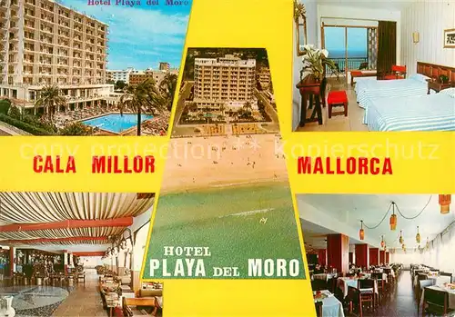 AK / Ansichtskarte Cala_Millor_Mallorca Hotel Playa del More Pool Speisesaal Appartement Cala_Millor_Mallorca