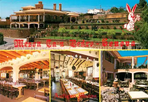 AK / Ansichtskarte Palma_de_Mallorca Meson Can Pedro Genova Carnes a la Brasa Cocina tipica mallorquina Palma_de_Mallorca