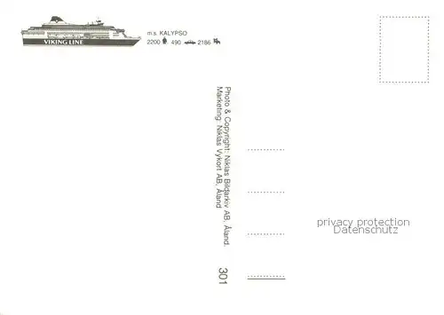 AK / Ansichtskarte Turku_Abo_Suomi MS Kalypso Strassenpartie 