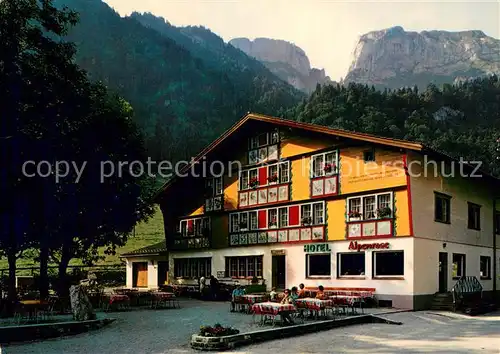 AK / Ansichtskarte Wasserauen_IR Hotel Alpenrose 