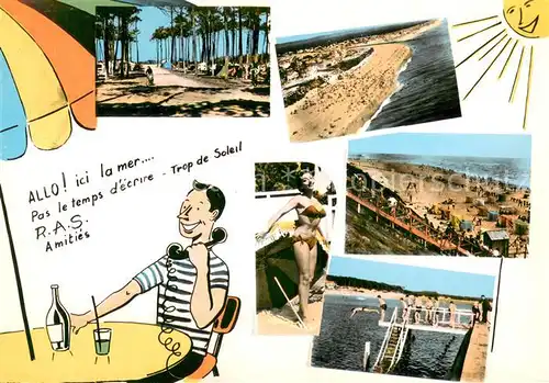 AK / Ansichtskarte Mimizan_Plage Vue partielle Mimizan_Plage