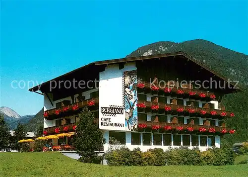 AK / Ansichtskarte Pertisau_Achensee Gasthof Pension Bergland Pertisau Achensee