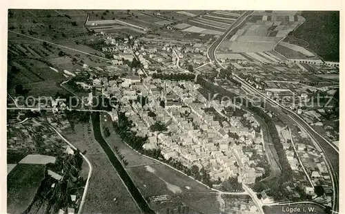 AK / Ansichtskarte Luegde Fliegeraufnahme Luegde