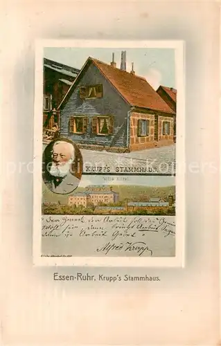 AK / Ansichtskarte Essen__Ruhr Krupps Stammhaus 