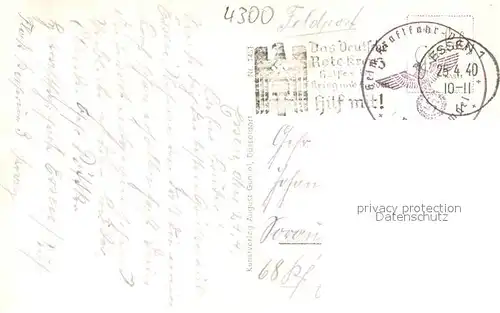 AK / Ansichtskarte Essen__Ruhr Hauptpost 