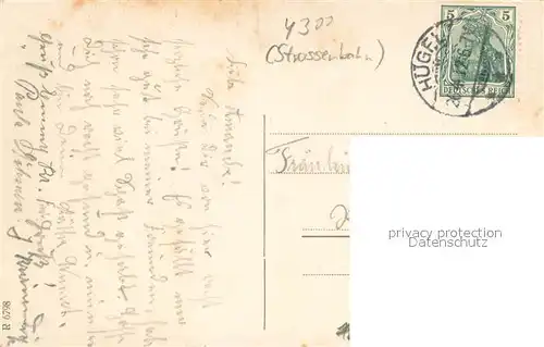 AK / Ansichtskarte Essen__Ruhr Kruppdenkmal a. d. Altendorferstrasse Strassenbahn 