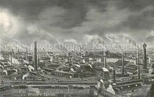 AK / Ansichtskarte Essen__Ruhr Krupps Fabrik 