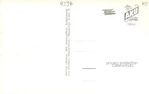 AK / Ansichtskarte Isselburg Partie a. d. Issel Rathaus Kindergarten Ehrenmal Isselburg