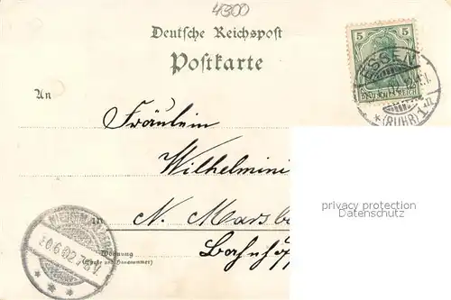 AK / Ansichtskarte Essen__Ruhr Partie im Stadtgarten 