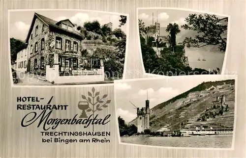 AK / Ansichtskarte Trechtingshausen Hotel Restaurant Morgenbachtal Teilansichten Trechtingshausen