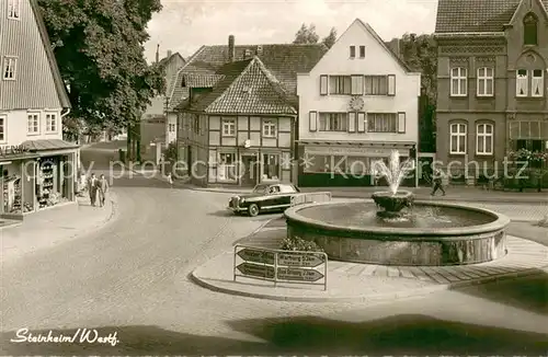 AK / Ansichtskarte Steinheim_Westfalen Springbrunnen Steinheim_Westfalen