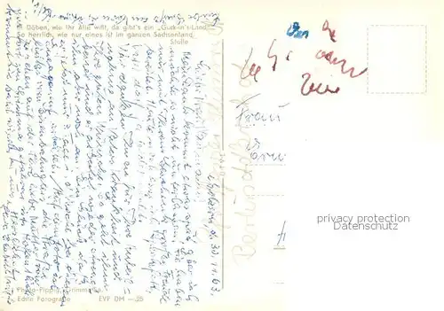 AK / Ansichtskarte Doeben_Grimma Panorama Blick ueber die Mulde Doeben Grimma