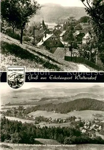 AK / Ansichtskarte Waltersdorf_Zittau Blick zur Lausche Panorama Blick von der Hubertusklause auf Erholungsort Waltersdorf Zittau