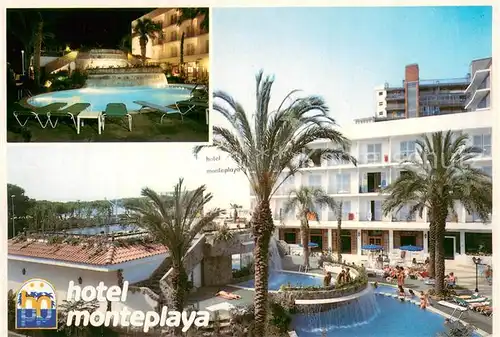 AK / Ansichtskarte Malgrat_de_Mar_ES Hotel Monteplaya Pool 