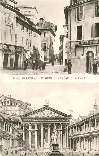 AK / Ansichtskarte Roma_Rom Foro di Cesare Tempio di Venere Genitrice Roma_Rom