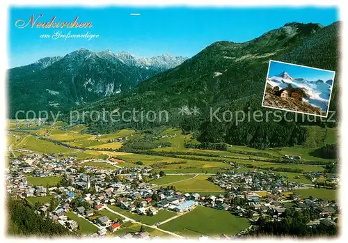 AK / Ansichtskarte Neukirchen_Grossvenediger Fliegeraufnahme mit Hohe Tauern und Oberpinzgau  Neukirchen Grossvenediger